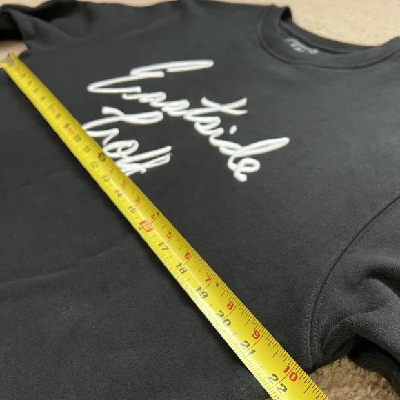 Eastside Golf Core Fleece Crew Script Logo Black Men Sweatshirt Size M NEW - Picture 8 of 10